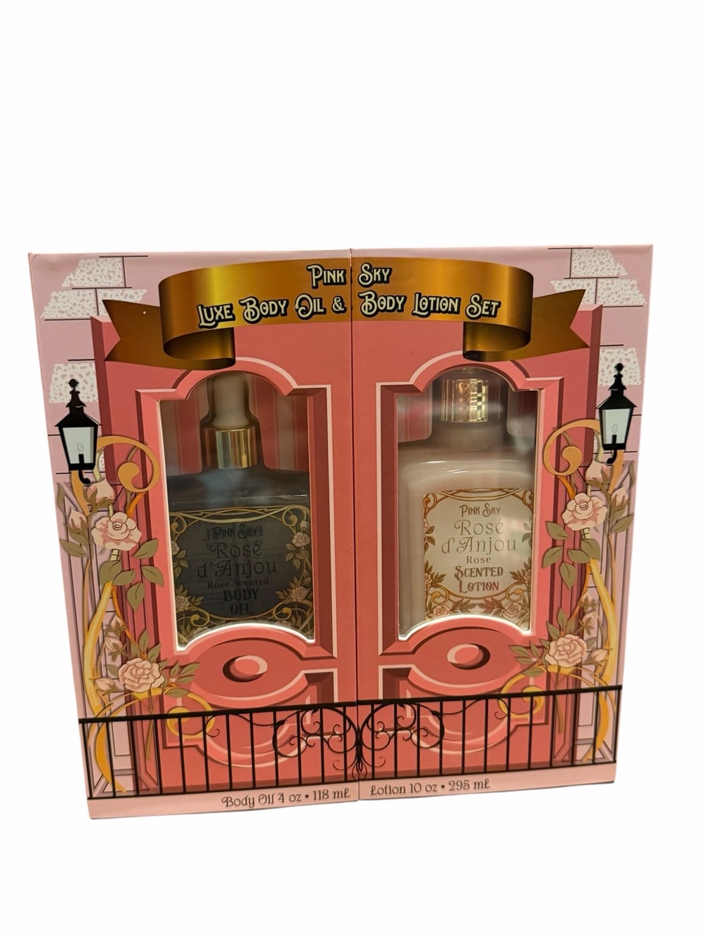 Pink Sky - Rose d'Anjou Luxe Body Oil & Lotion Set